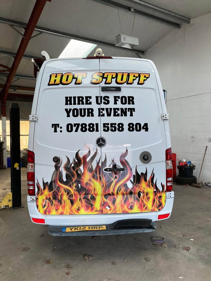 The back of the van
